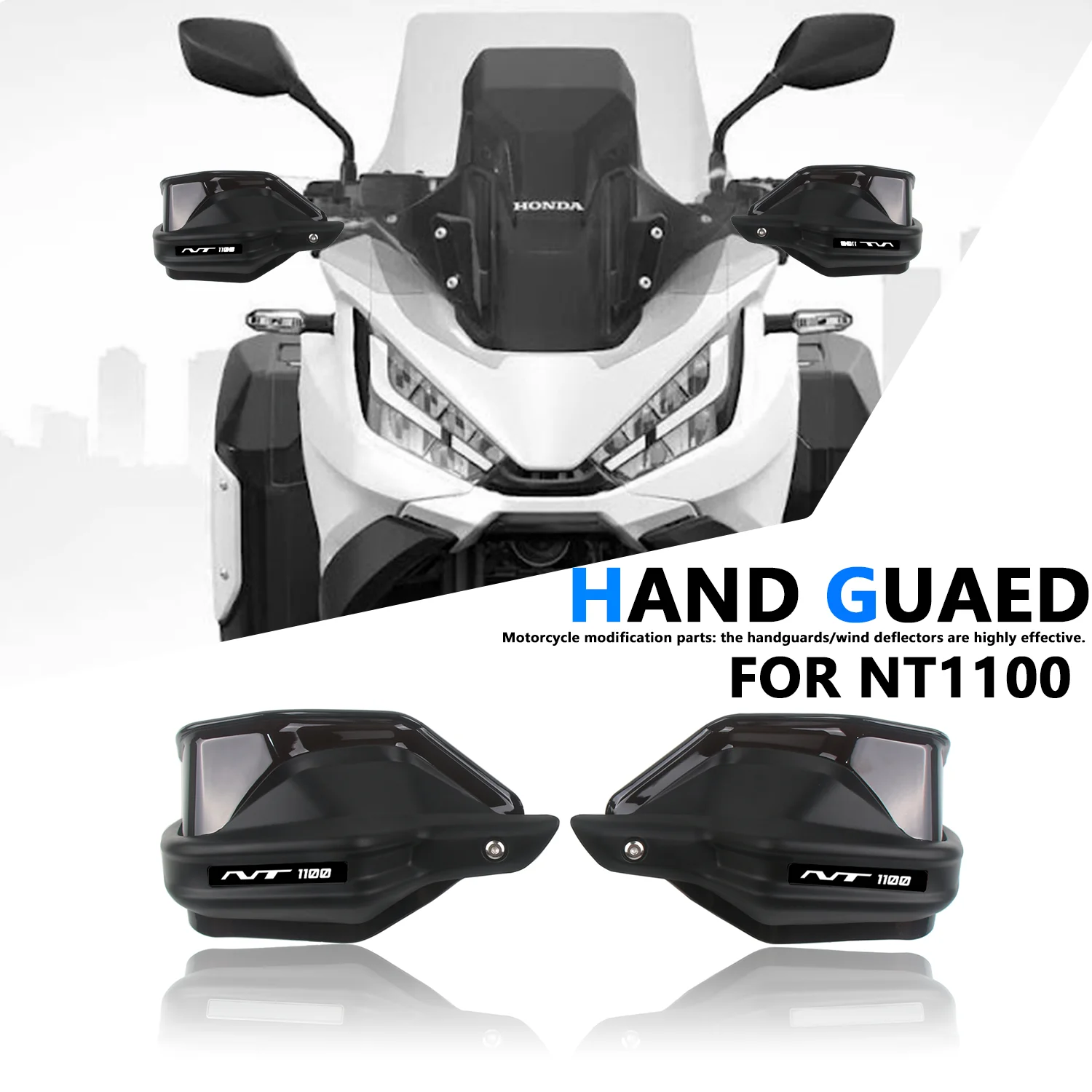 Für HONDA NT1100 NT 1100 NT 1100 2021-2024 Spezielle Handschützer Motorrad NT1100 Handschutz Lenker-Schutz Windschutzscheibe