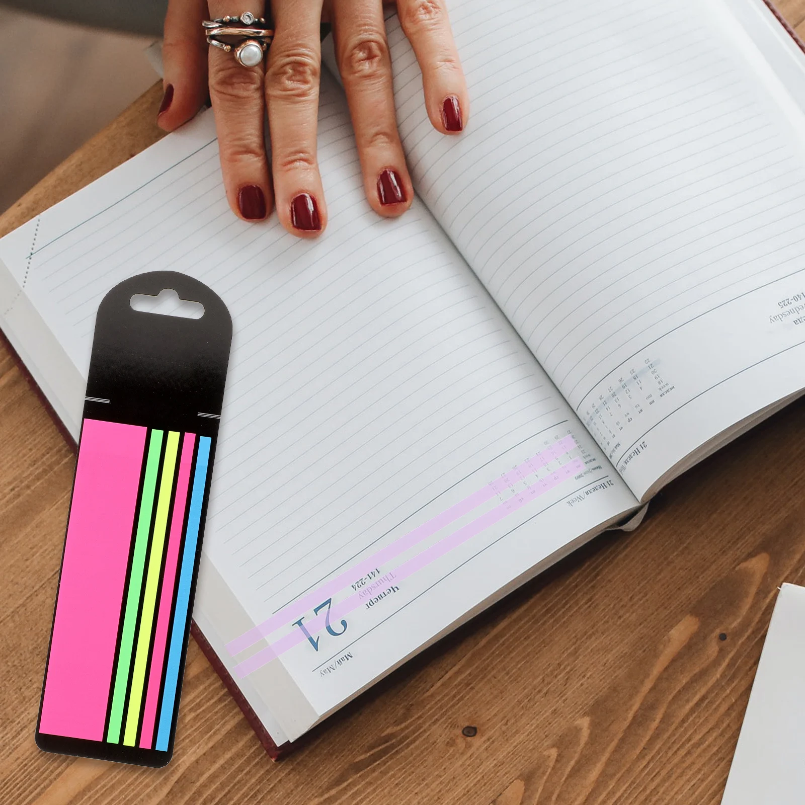 

Strips Adhesive Markers Colored Tabs Highlight Fluorescence Page Marker Bookmarks Page Tape Sentence Index