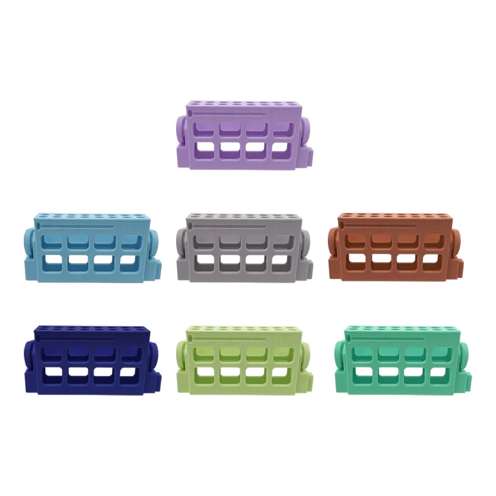 16 Holes Root Canal File Block Holder Autoclavable Endo Files Holder Root Canal File Block Organizer Sterilization Disinfection