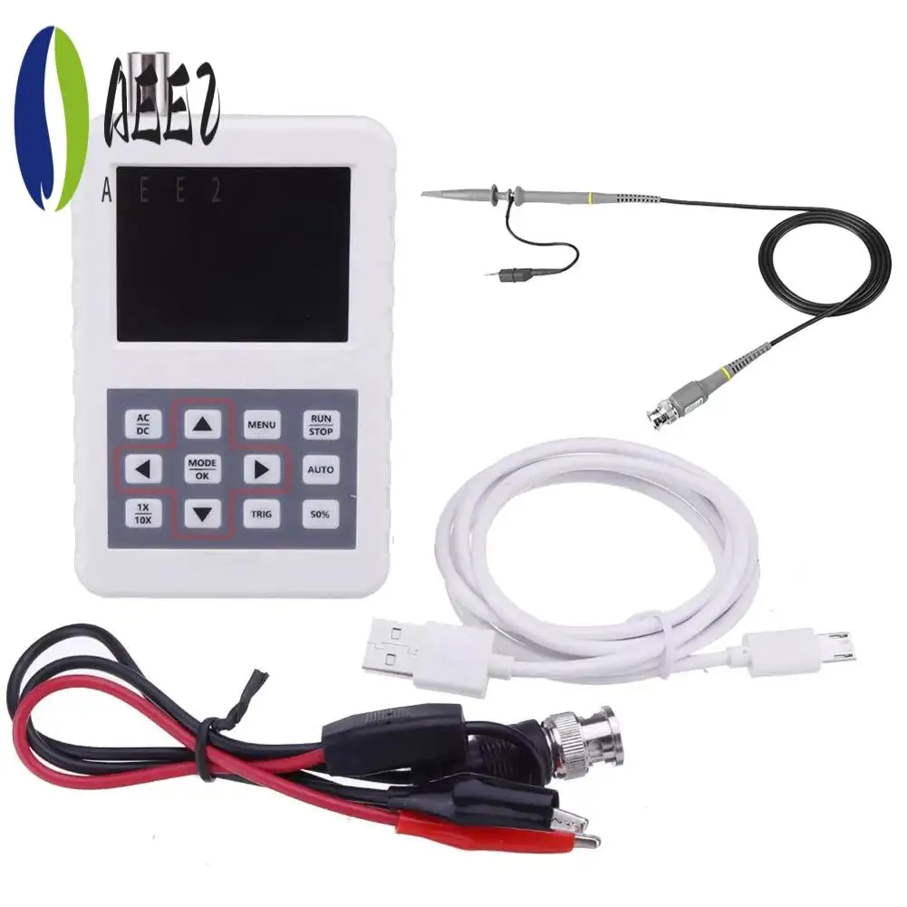 

AEE2-DSO PRO ADS2050H Ручной цифровой портативный комплект осциллографа для хранения данных с полосой пропускания 5 МГц, частота дискретизации 20 мс/с