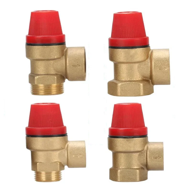 

1/2" BSP Female Thread Brass Safety Release Valve Pressure Drain Relief Valve For Solar Water Heater