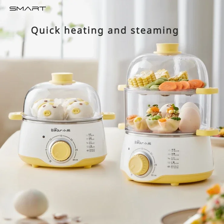 

Steamed Egg Machine. Automatic Power Off. Household Multifunctional. Double-Layer. Small Breakfast Machine. For Dormitory