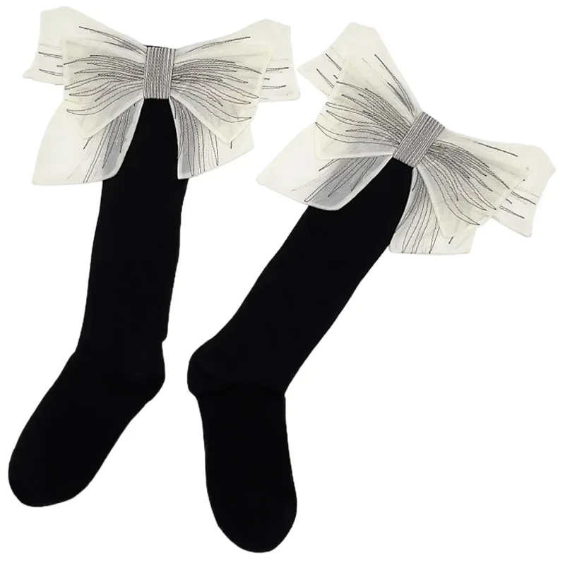 Meia Lolita Bowknot para Meninas, JK Acessórios Cosplay, Anime Perna, Kawaii, Desenhos Animados, Sexy