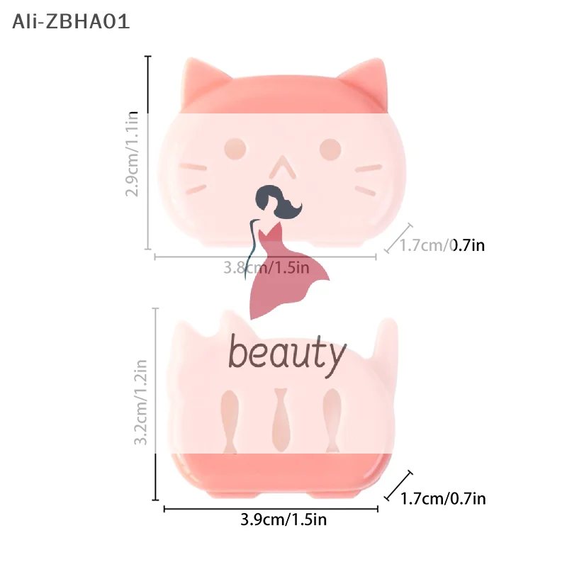 

4pcs Protective Portable Plastic Clip For Household Travel Cat Shape Travel Toothbrush Head Covers Toothbrush Protector Cap Case