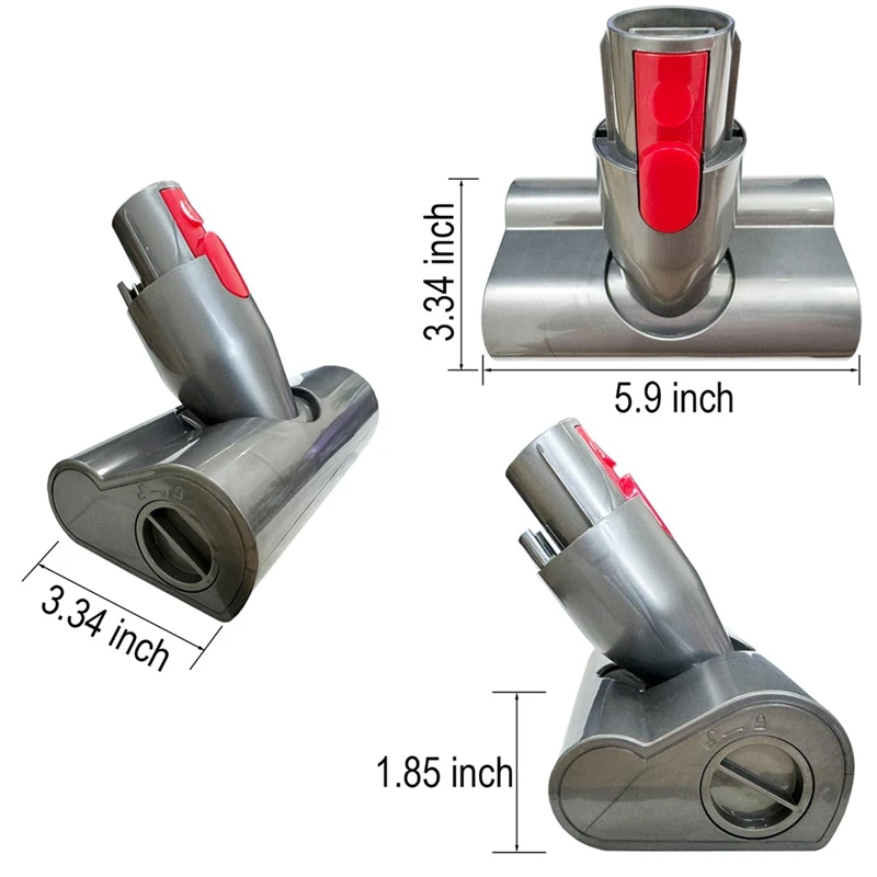 Dyson sem fio aspiradores, Mini motorizado escova cabeça, Pet cabelo removedor, acessório de vácuo, Dyson, V7, V8, V10, V11, V15