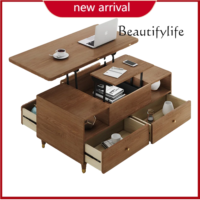 

C Design Modern Luxury Coffee Table Storage Square Shelf White Nordic Coffee Table Floor Hotel Tavolino Da Salotto Furniture