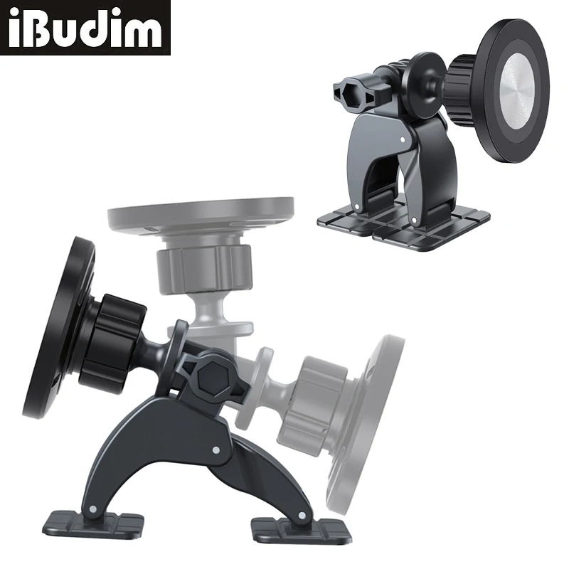 

Double Adhesive Pad Magnetic Car Phone Mount for MagSafe Universal Magnet Car Dashboard Cellphone Bracket for iPhone 17 Samsung