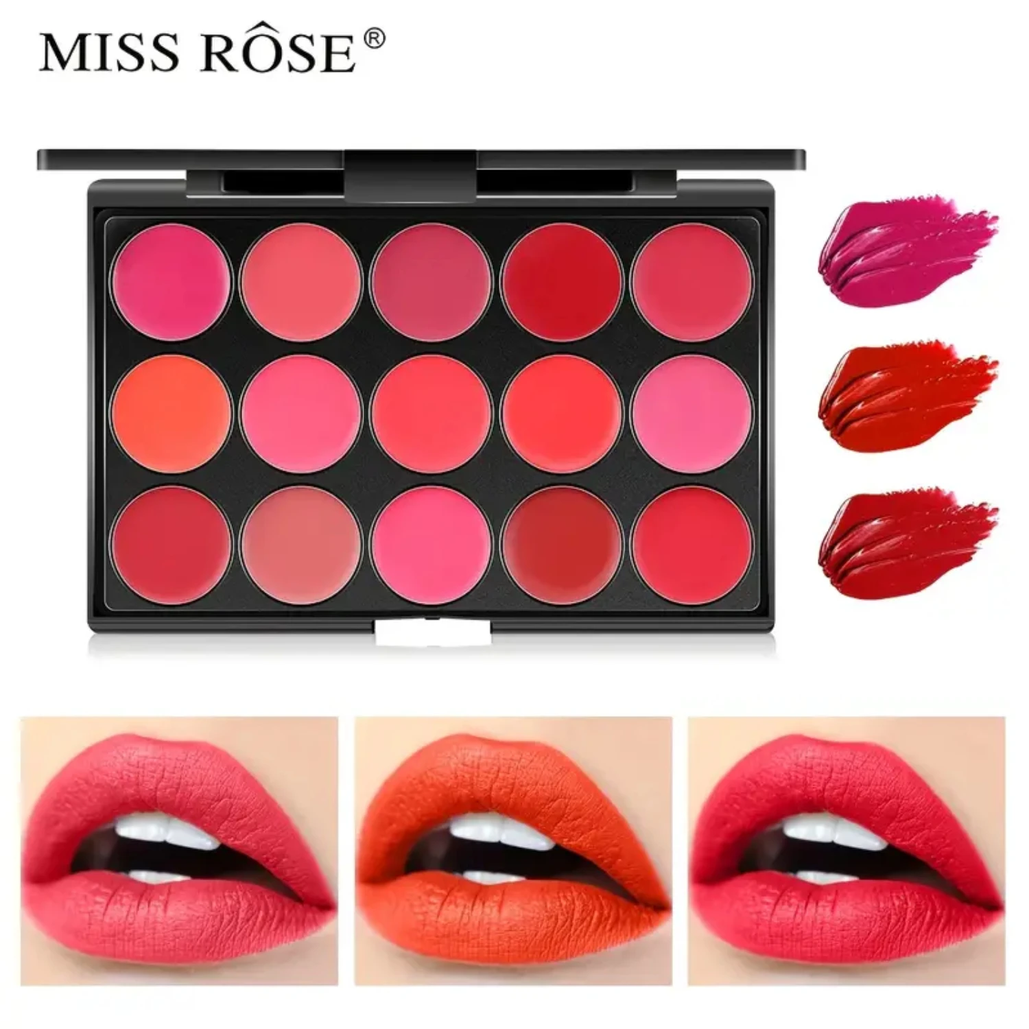 15 Color Velvet Mattes Lipstick Tray for Women - Waterproof Lipstick Makeup Kits