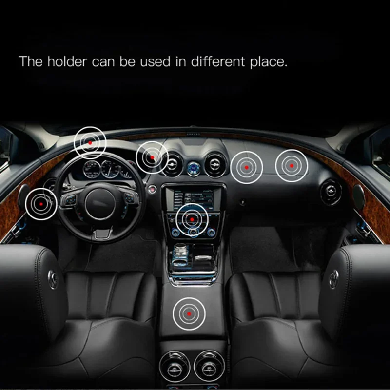 Yesido معدن صغير سيارة حامل هاتف مغناطيسي وحدة التحكم المركزية سيارة الملاحة لاصق حامل سوبر الحاملة حامل جديد 2025