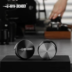 MHW-3BOMBER 51/53/58mm Coffee Distributor and Espresso Tamper Professional Tamping Mat and Brush Set Home Barista Accessorie