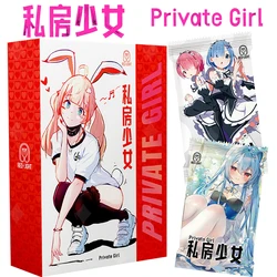 Private Girl Cards Goddess Story Collection Anime Game Beauties Yae Miko Faruzan Swimwear Neon Flash Card Children Hobbies Gifts