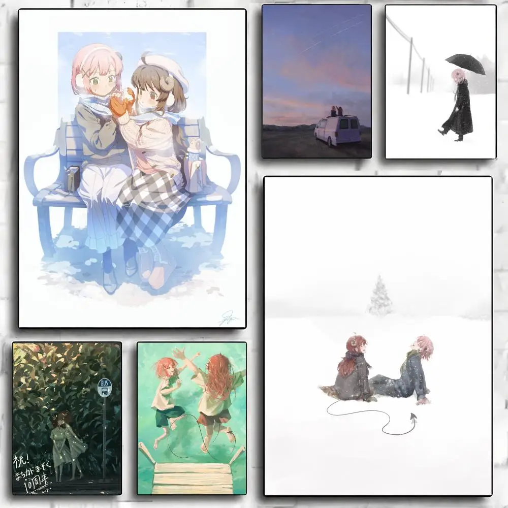 anime T-The Demon Girl Next Door-R Painting Calligraphy Nature Inspired Artwork for Living Room  Home Decoration