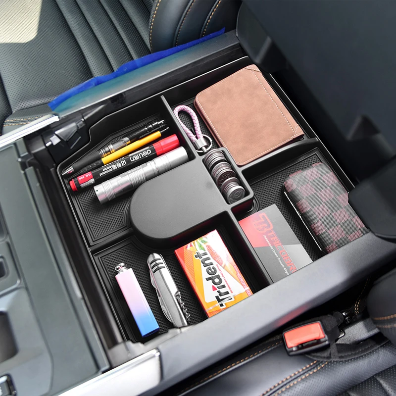 

Kptidy Car Accessories Storage Tray For Ford F-150 F150 Lightning 2021 2022 2023 Safe Vaul Center Console Organizer insert Tray