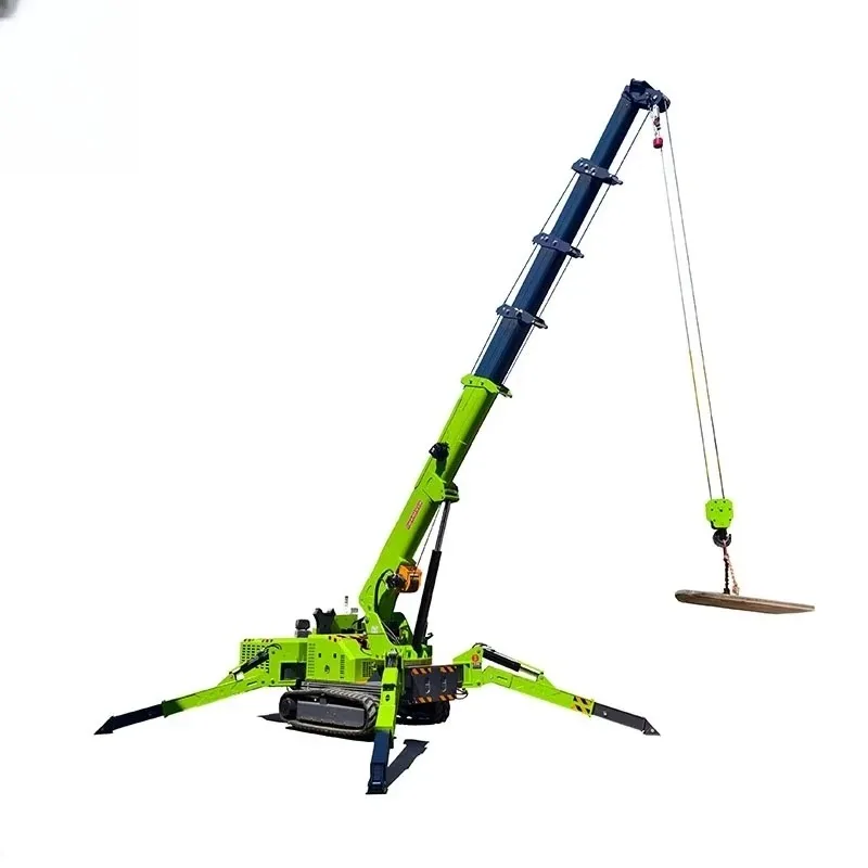 Custom Products Customizable  3 Ton-16 Ton Small Construction Spider Crane Hydraulic Crawler Mini Crane With Telescopic Boom 360