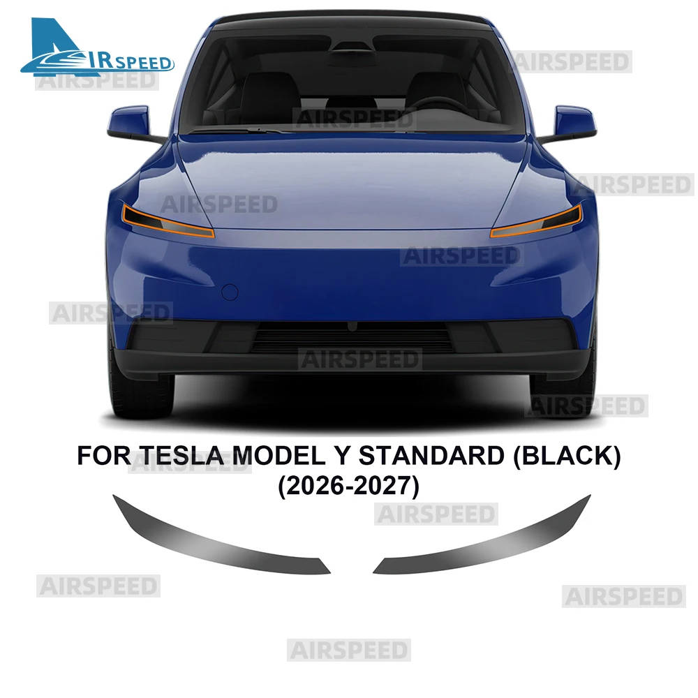 TPU Car Headlight RearView B Pillars Film For Tesla Model Y Standard 2026 2027-Up Paint Protection Anti-scratch Accessories