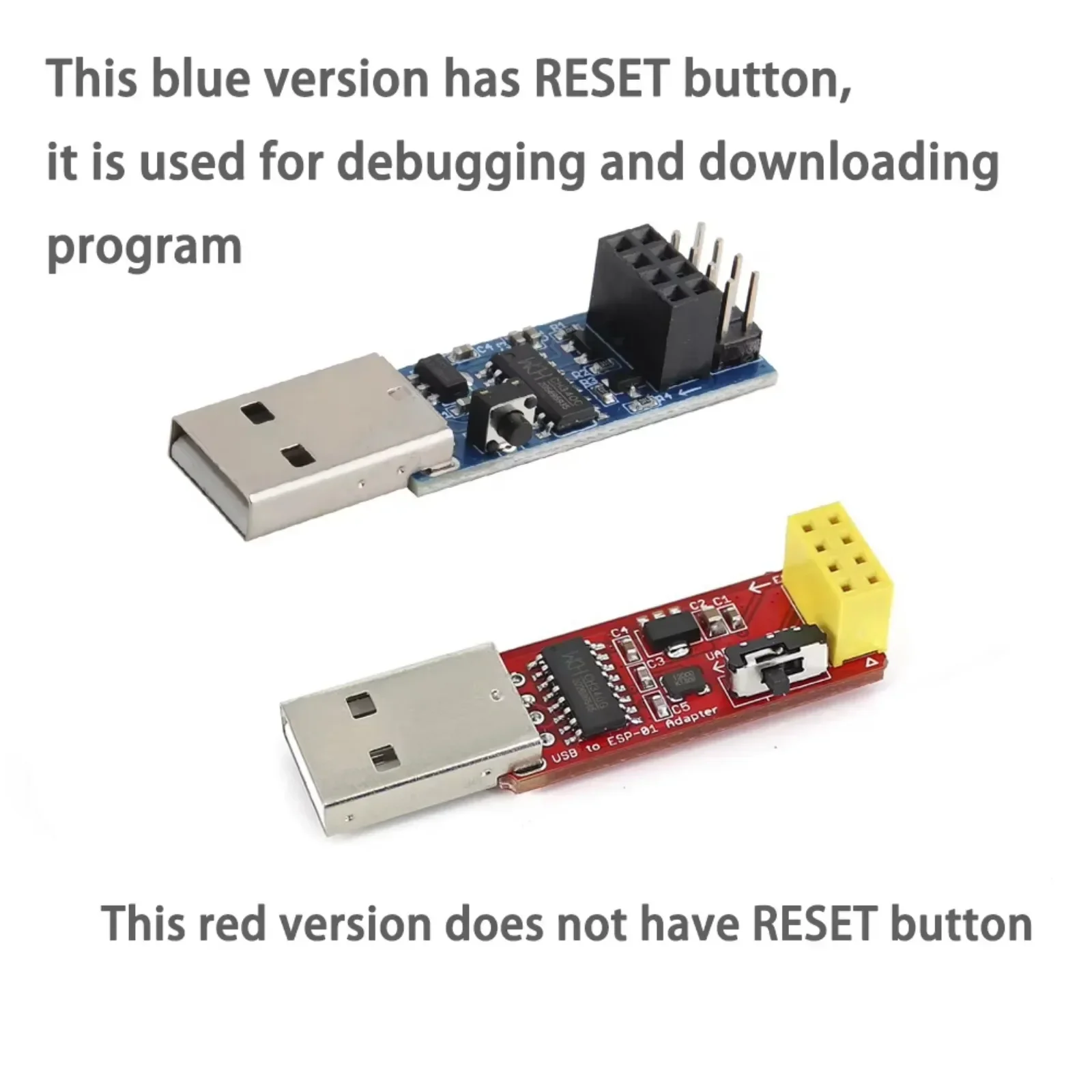 USB to ESP8266 ESP-01 ESP-01S Programmer Auto-Download Circuit WiFi Module Flasher Board for Arduino Developer Programmer