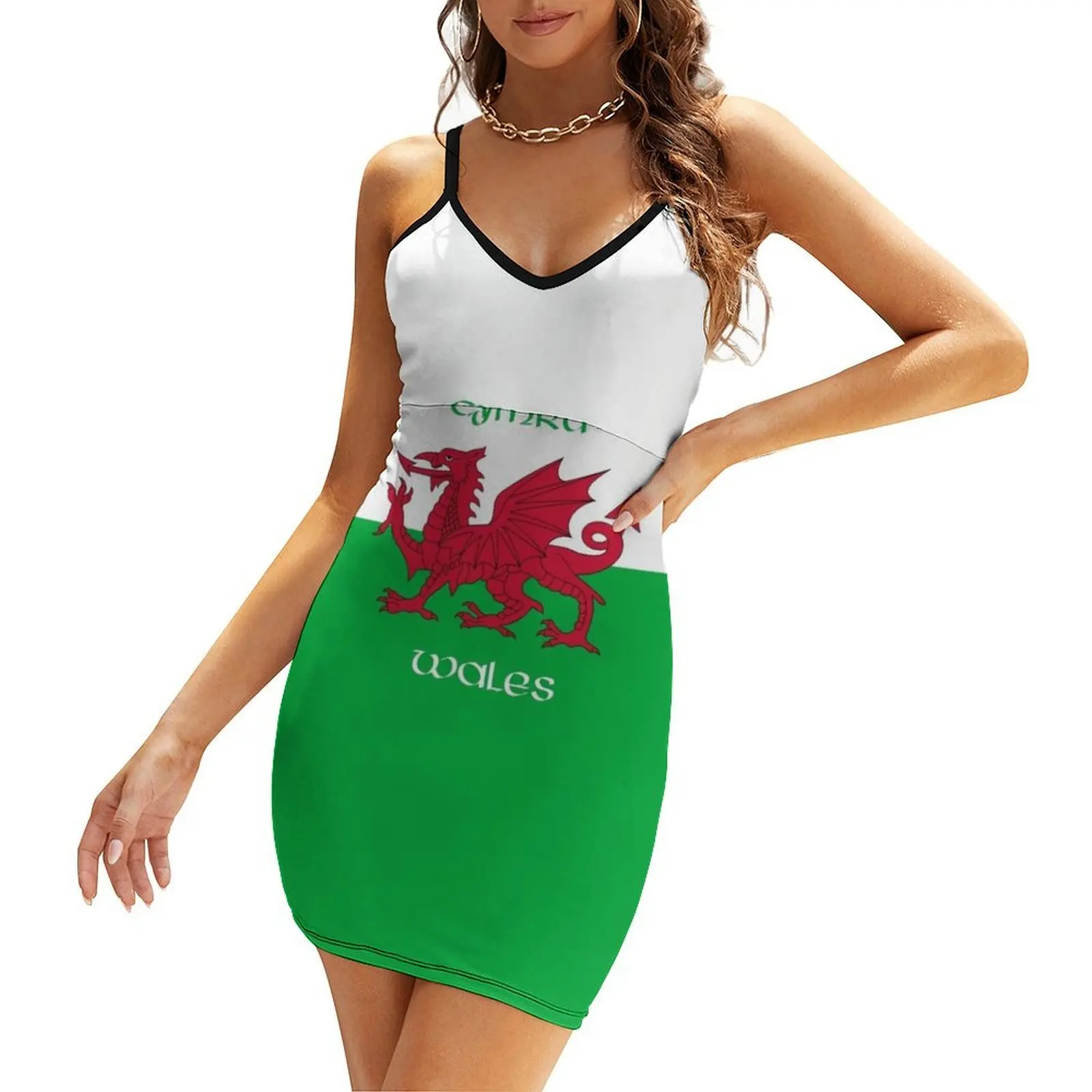 

Cymru / Wales - The Welsh Dragon Flag Sling Dress Clothing women formal occasion dresses luxury evening dress woman for wedding