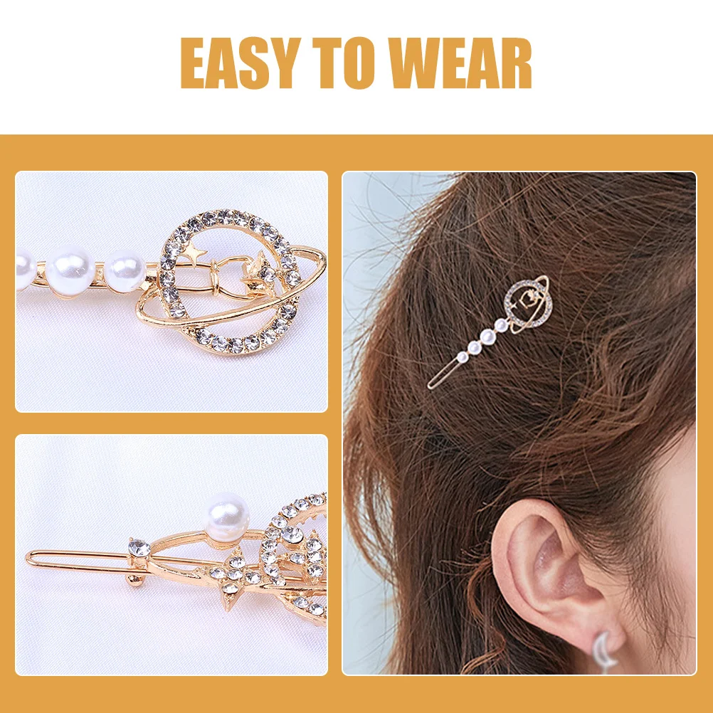 

4 шт., заколки для волос со стразами, металлические заколки для волос для женщин, элегантная свадебная заколка для волос, декоративный головной убор, подарок, жемчужные подвески