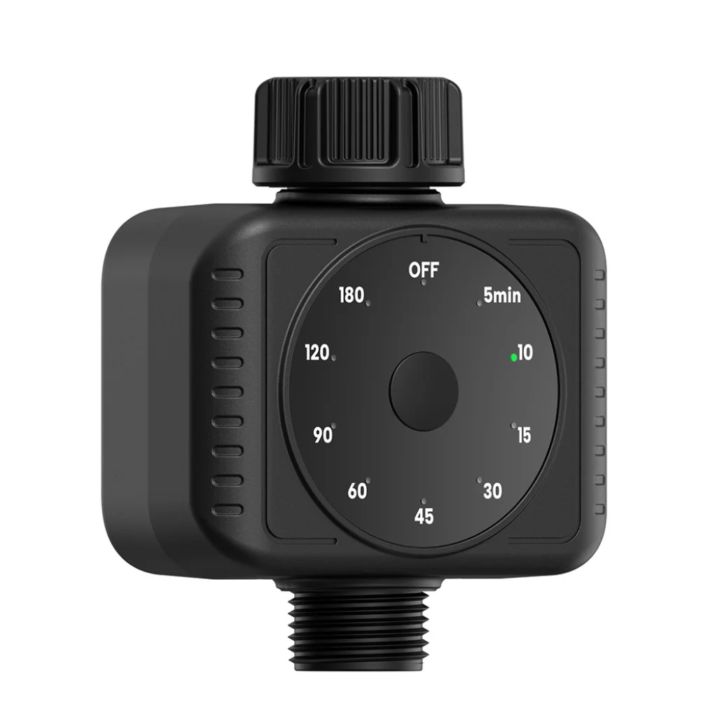 SBT209 Water Flow Meter 45.5L/min, Garden Pool Irrigation Timer With 5-180min 9-Level Timer & Single-Button Start Stop
