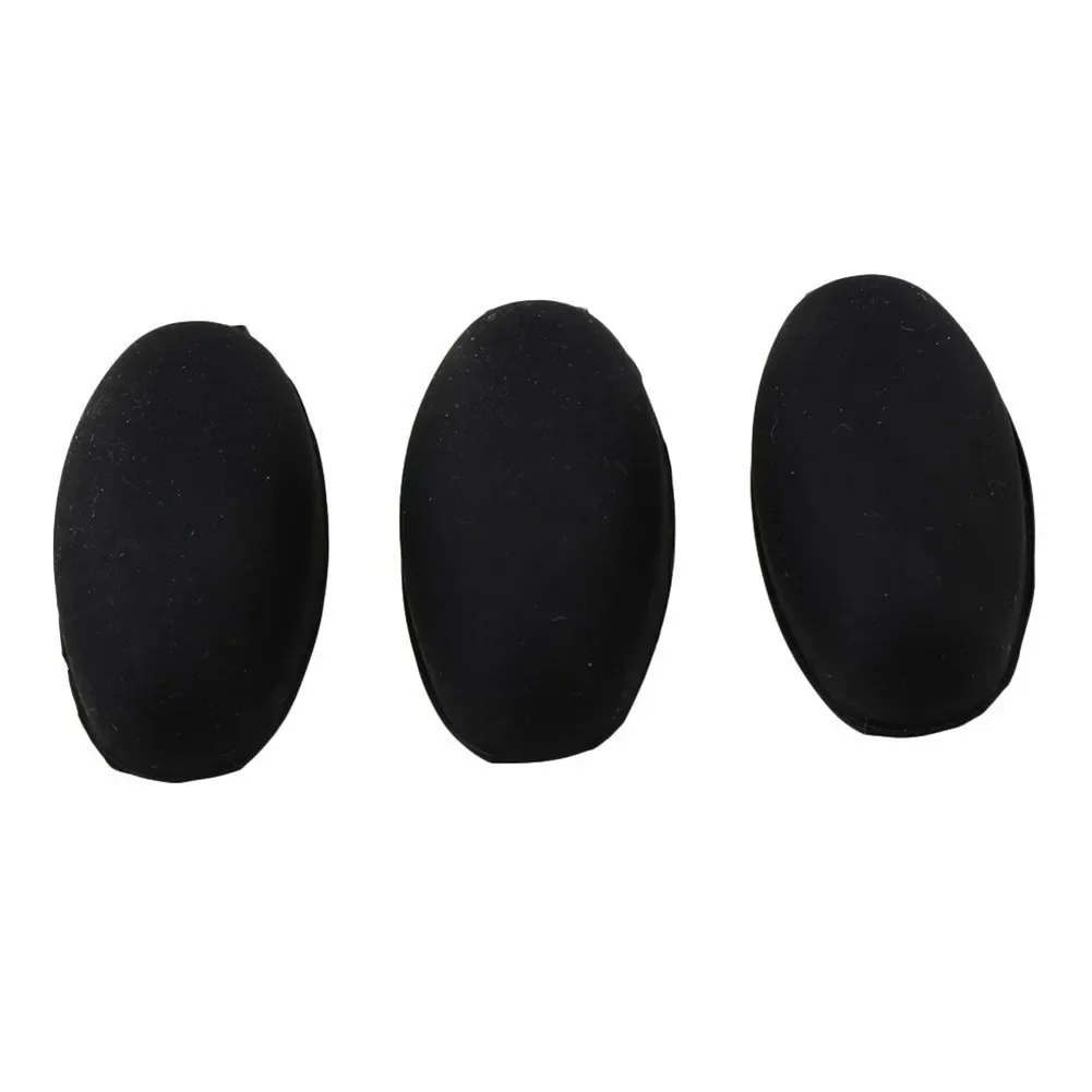 Palm Risers Saxophone Key Tools Thumb Rest 3Pcs Black For Alto Tenor Soprano Keys Risers Rubber Saxophone Reliable