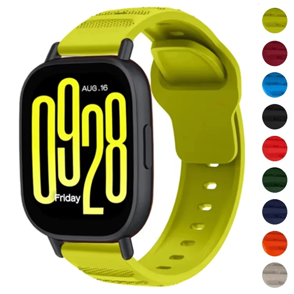 Silicone Sports Strap for Redmi Watch 5 Active Rubber Replacement Band for Redmi Watch 5 Lite Bracelet Accessories