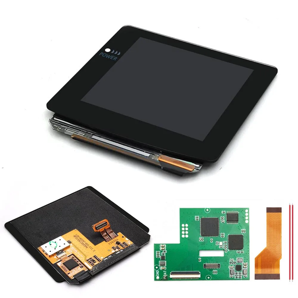 HISPEEDIDO Pre-Laminated for GBC OLED Screen For Gameboy Color high brightness AMOLED Touch Screen OSD Menu