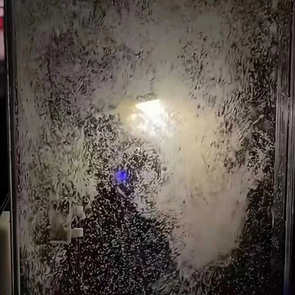 حزمة مواد المصباح الثلجي مشهد الثلج ضوء الليل واقعية ثلجي ليلة مصباح الشارع لتقوم بها بنفسك مصباح ندفة الثلج الرمال المتحركة للأطفال البالغين