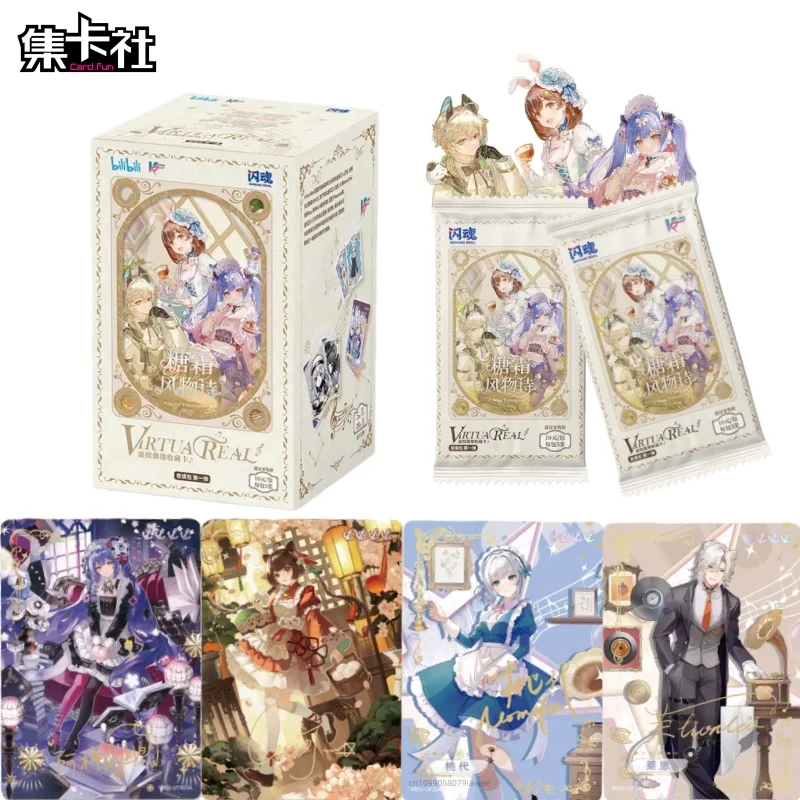 

ShiningSoul New VirtuaReal Коллекционная карта виртуального идола Wonderland Pack Коллекционная карта первого излучения Периферийные устройства с героями мультфильмов Подарки