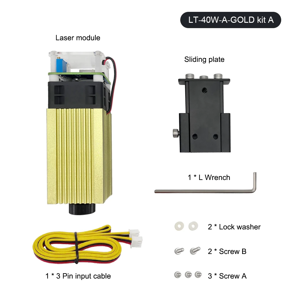 Laser Cutting And Engraving Machines Portable Laser Engraving Head Module Adjustable Focus For CNC Cutter Engraver