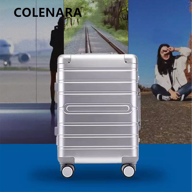 COLENARA Handheld Travel Suitcase New 20 Inches Boarding Box 24