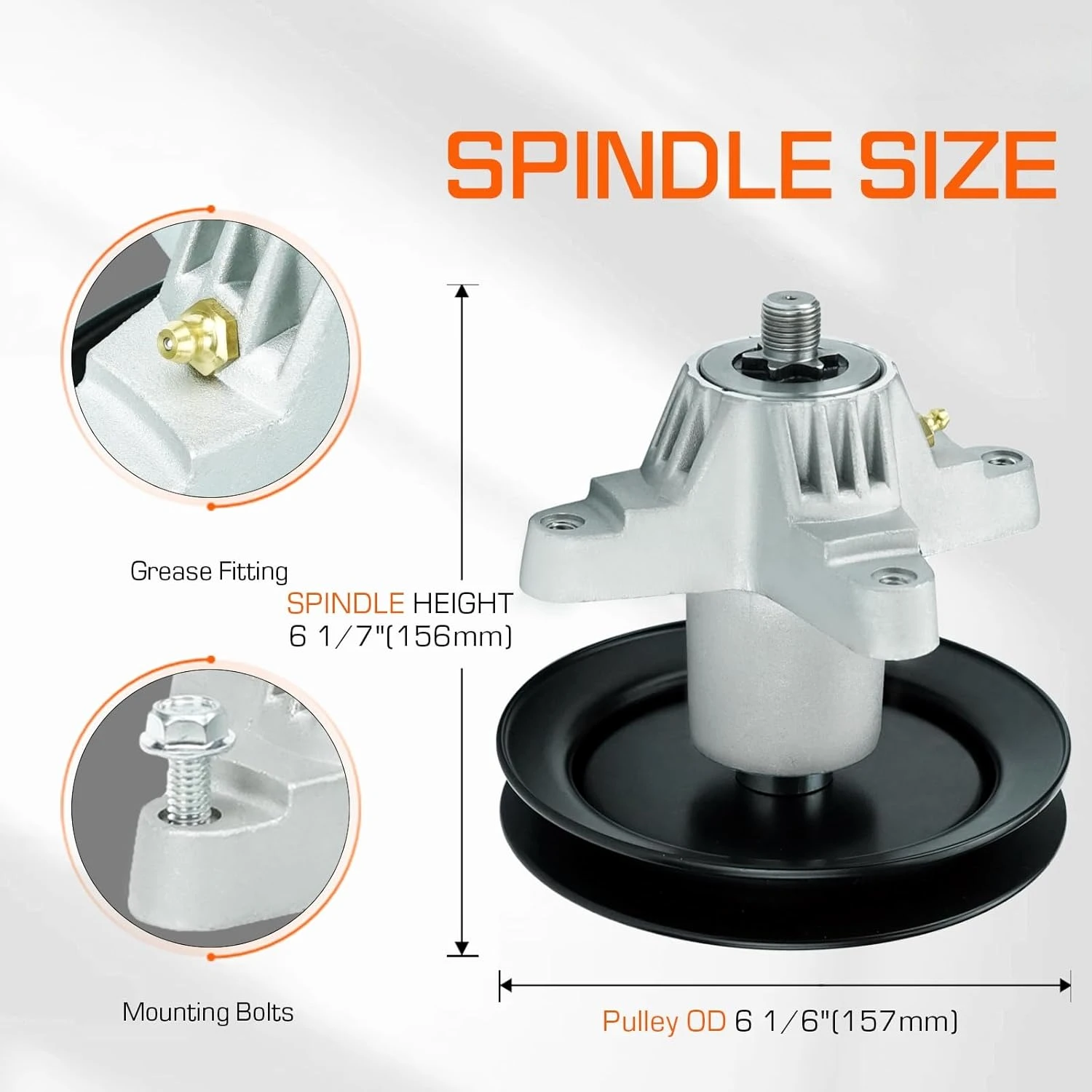 42 Inch Deck Rebuild Kit Sets 2 Spindles 918-04456 918-04461, 2 Blades 742-0616, 2 Idlers 753-08171, 1 Belt 754-04060