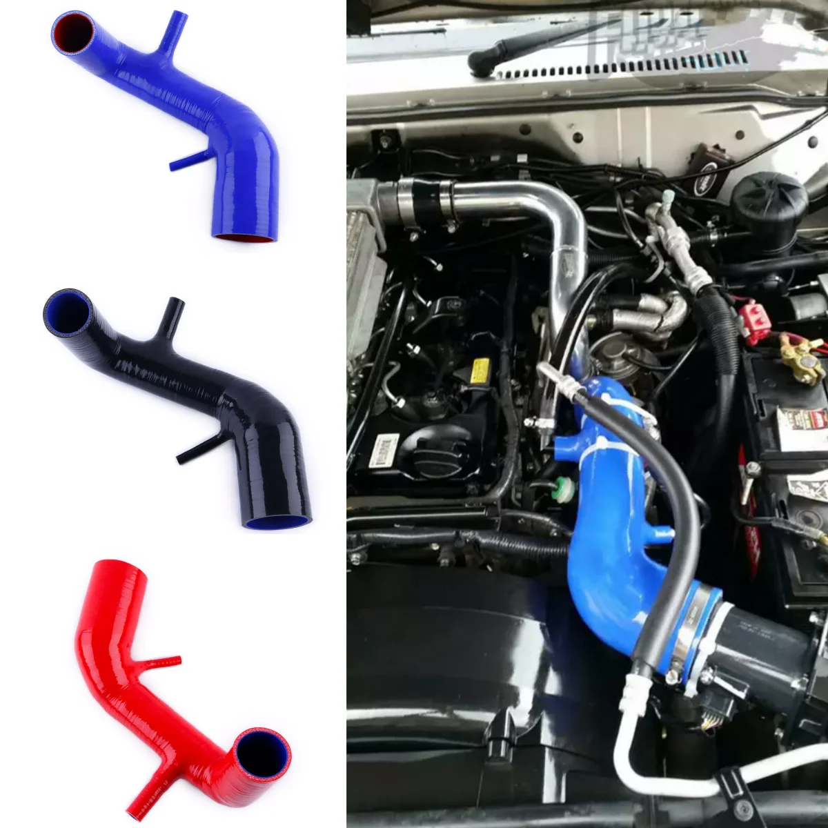 

Fits Nissan Patrol Safari GU Y61 3.0TD ZD30 LHD 1997-2015 Silicone Induction Intake Hose
