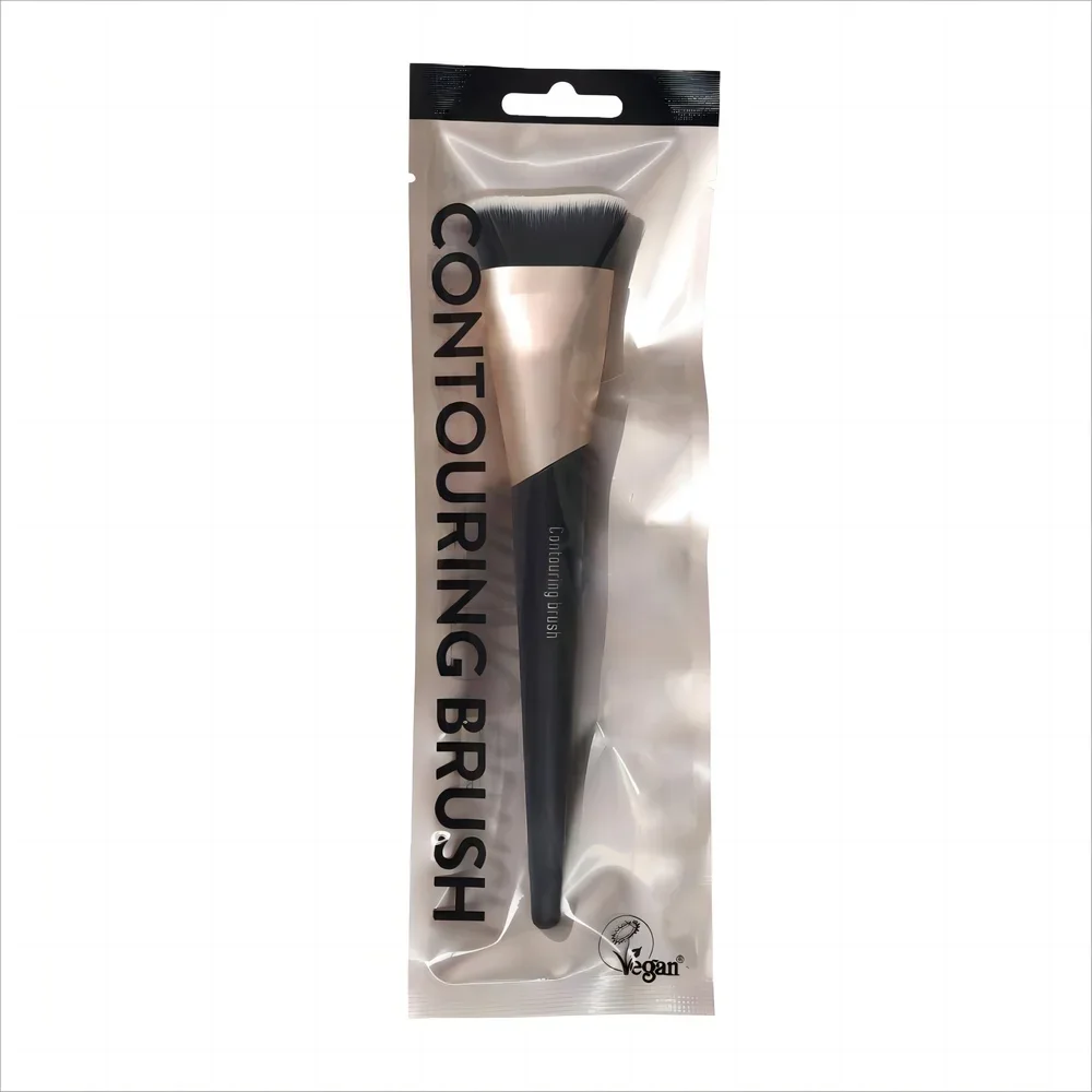 Pędzel do konturowania, narzędzie do modelowania, precyzyjna aplikacja, wegański, syntetyczny, dla początkujących i profesjonalistów, idealny do makijażu twarzy.