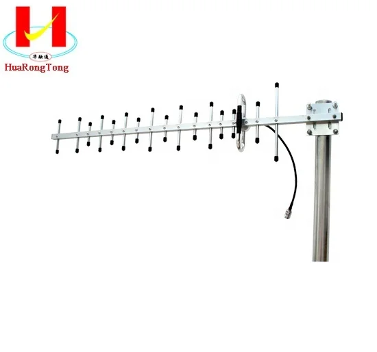 Antena externa yagi para exteriores, amplificador de banda Dual GSM 3G 18dbi, 800MHz, 900MHz, 1800MHz, 2100MHz