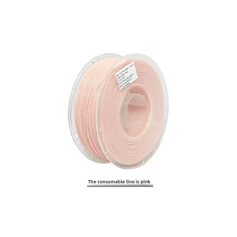 New Product Glowing Pink 3D Printing Filament Glow-in-the-Dark Elastic Soft Material TPU Filament 1kg 5