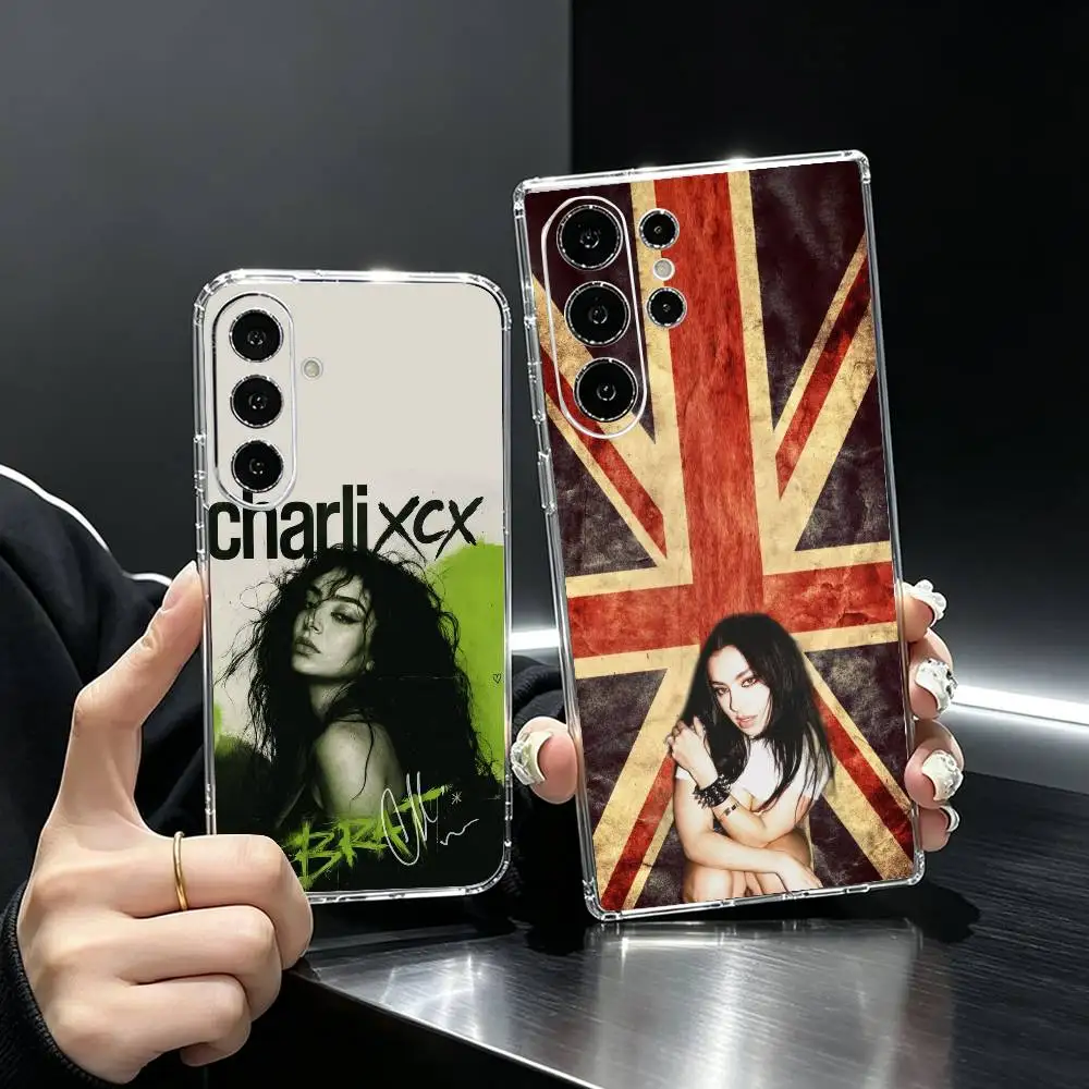 Pop Music Artist C-Charli XCX  Phone Case For Samsung S25,S24,S21,S22,S23,S30,Ultra,S20,Plus,Fe Transparent Cover