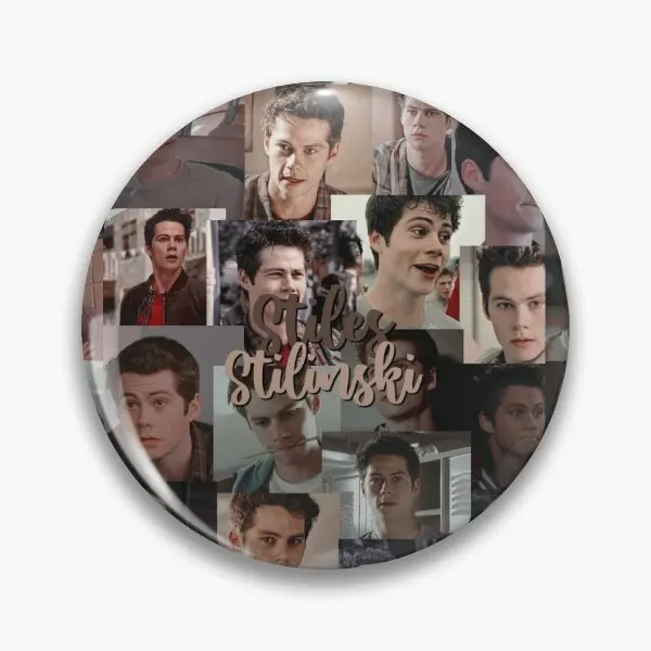 Teen Wolf Stiles Stilinski Collage  Soft Button Pin Lover Badge Collar Clothes Brooch Creative Lapel Pin Metal Cartoon Decor