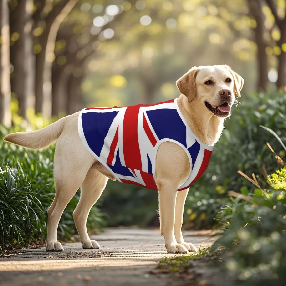 Personalized British Flag Dogs Clothes Breathable Soft Pet Vest Large Dog Jacket Pet Accessories - Image 4