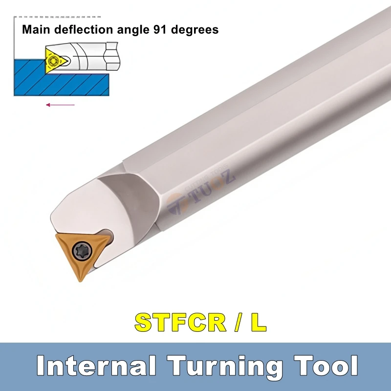 TUOZ Internal Turning Tool Holder S08K- S10K- S12M- S16Q- S20R- S25S- S32T- STFCR1 STFCL Cnc Lathe Cutter Bar TCMT 09 11 Inserts