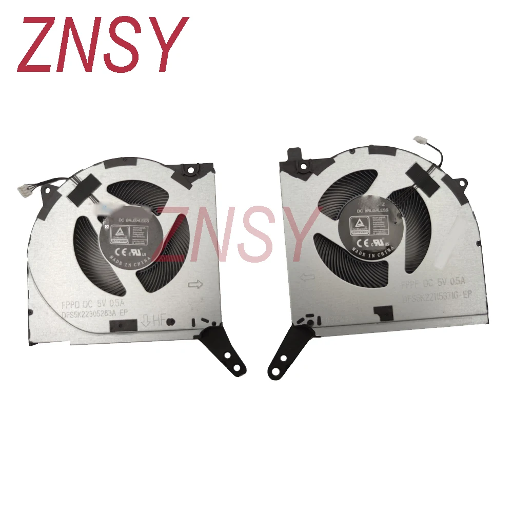 CPU GPU Fan For Lenovo Legion 5 15ARH7 15IAH7 ARH7 IAH7 Y7000P R7000P R7000 2022 FPPD FPPF DFS5K22305283A Laptop Cooler Radiator