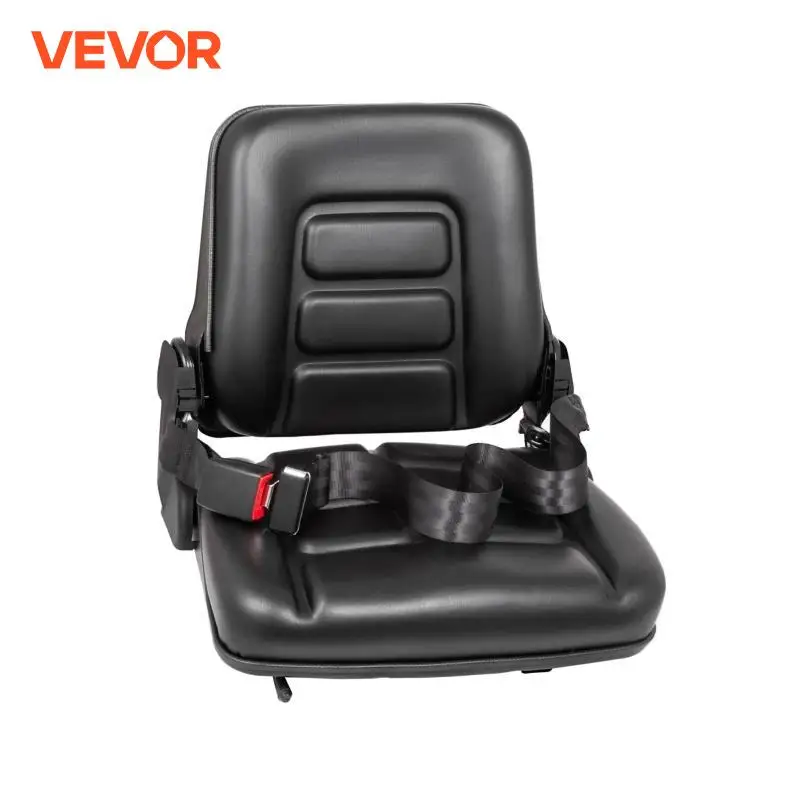 VEVOR Universal Replacement Seat Waterproof High Quality PVC for Heavy Mechanical Seat Forklift Dozer Mower Tractor Excavator