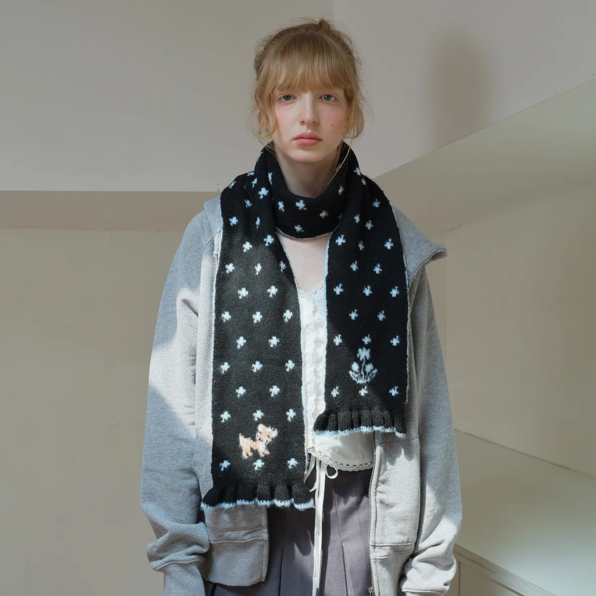 Deer Pattern Scarf … - image