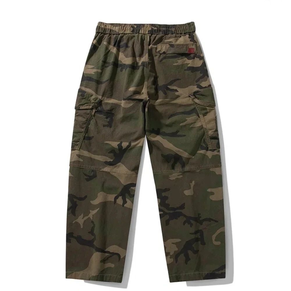 Autumn and winter new fashion men's Japanese vintage overalls men's fashion casual pants long pants