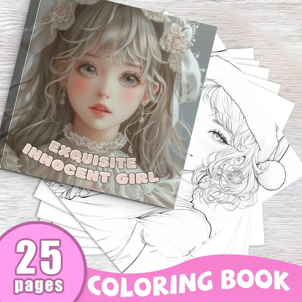 Premium Coloring Book Set DIY Hand Drawn Graffiti With Acrylic Markers Stress Relief Enhance Concentration Art Book