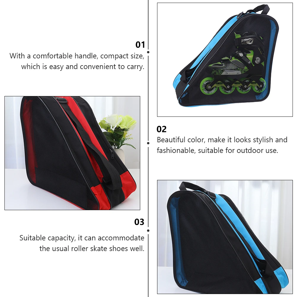 Buah Tas Penyimpanan Sepatu Roda Kain Oxford Tahan Lama Tahan