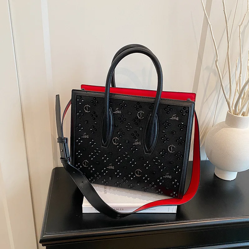 

Винтажная сумка-тоут с вырезами, вместительная сумка для покупок, женская универсальная сумка на плечо и через плечо, модный ретро-дизайн