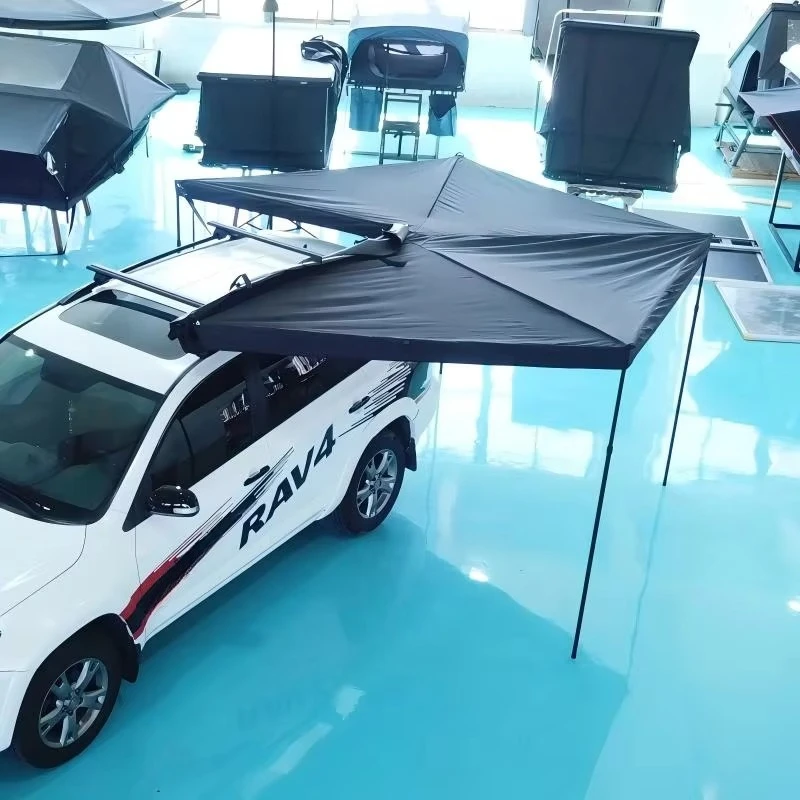Compact Windproof Rainproof Tent Easy to Install Quick to Set up with  270 Degree Car Sunshade Easy to Store and Carry