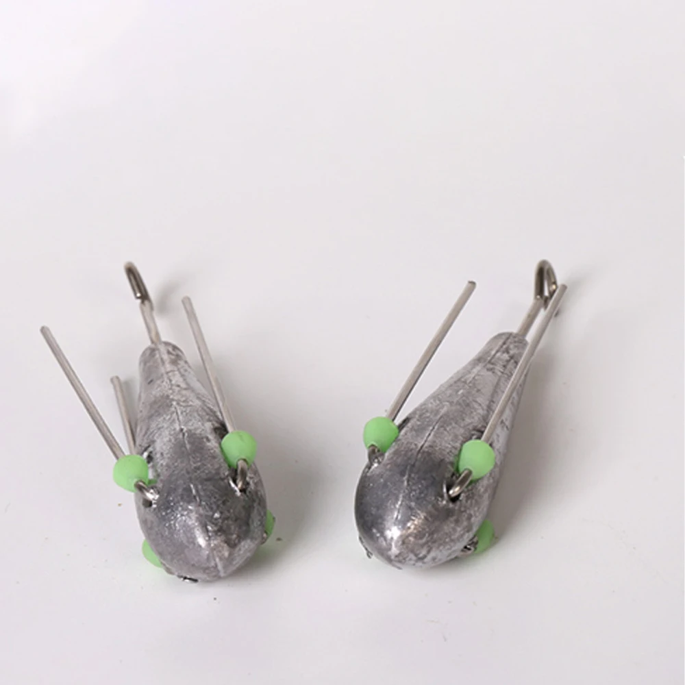 Plomos Drop Shot cola larga para surfcasting conector anzuelo - imagen 5