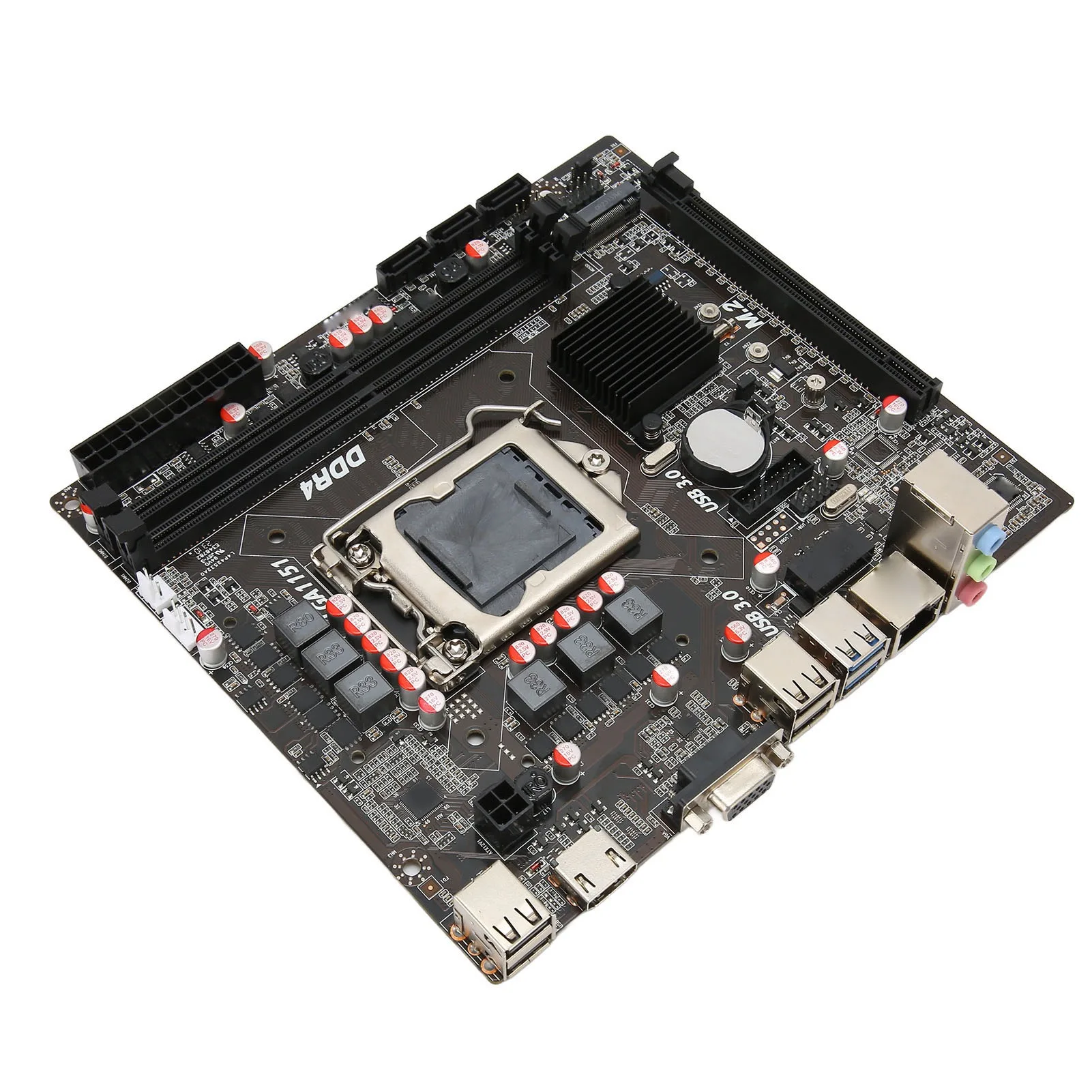 H310BB4 Desktop Computer Motherboard Dual Channel DDR4 M.2 PCIeX16 SATA3 USB3 H310BB4 Motherboard for Intel 6 7 8 9 Gen for Core