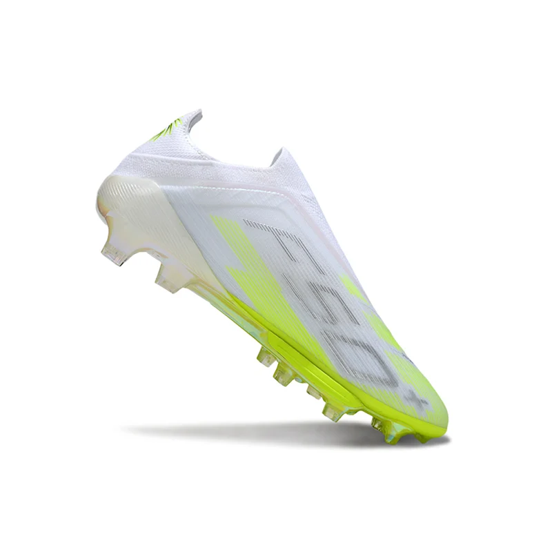 f50-without-lace-mens-soccer-shoes-slip-on-non-slip-turf-soccer-cleats-for-youth-tf-fg-training-football-boots-chuteira-campo